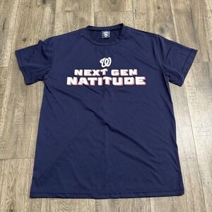 Washington Nationals Shirt Mens XL Blue MLB Baseball Next Gen Natitude 2025‎